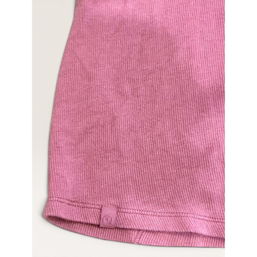 LULULEMON Hold Tight Mock Neck Tank Top Velvet Dust S/M EUC - Picture 4 of 4